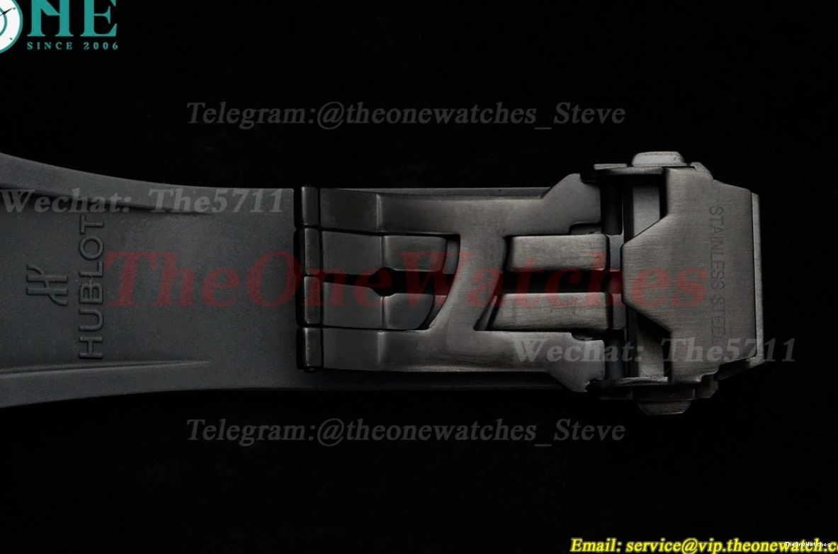 Square Cer Unico Bang RU Skeleton BBF 42mm Black HUB1280A Dial 0207